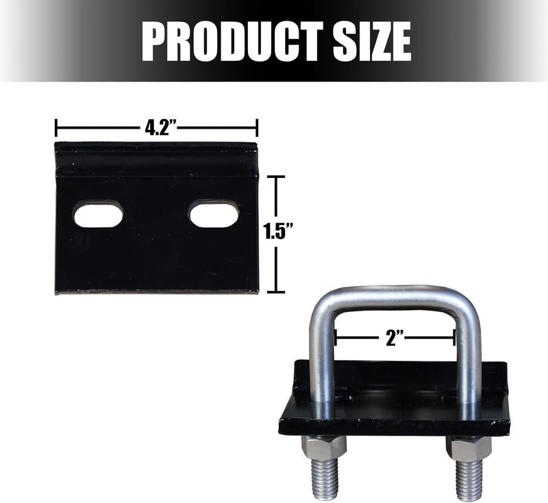 BIG RED Hitch Tightener and Heavy Duty Anti-Rattle Stabilizer: Made of Carbon Steel for 1.25" and 2" Hitches, Reduces Movement,Trailer Hitch Accessories - Image 3
